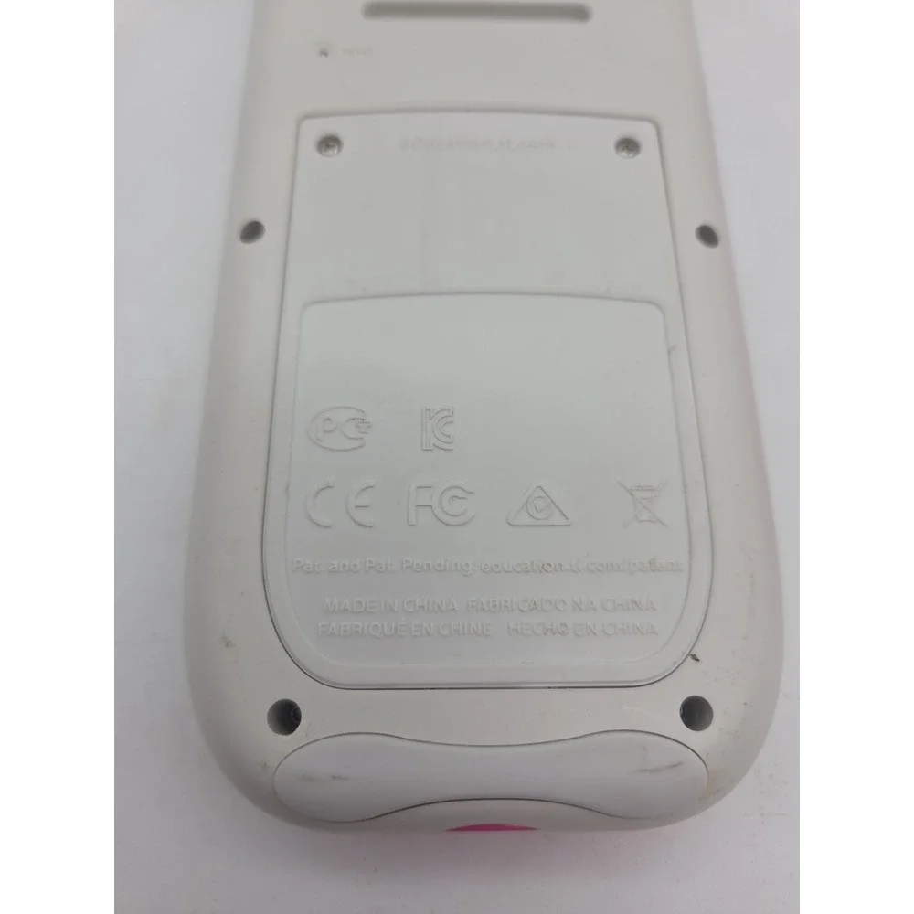 TI-84 Plus C Silver Edition Pink Calculator Tested With cover and Cord - WORKS